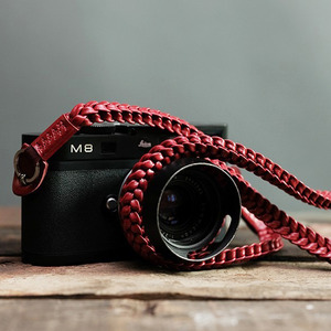 Barton1972 Leather Neck Strap Braided Style - Passion Red               [삼각대 증정 EVENT] ~3/31까지
